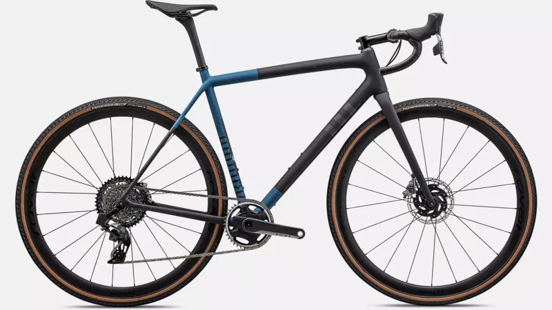 2023 Specialized S-Works Crux Satin Metallic Dark Navy / Mystic Blue / Midnight Shadow Metallic Speckle